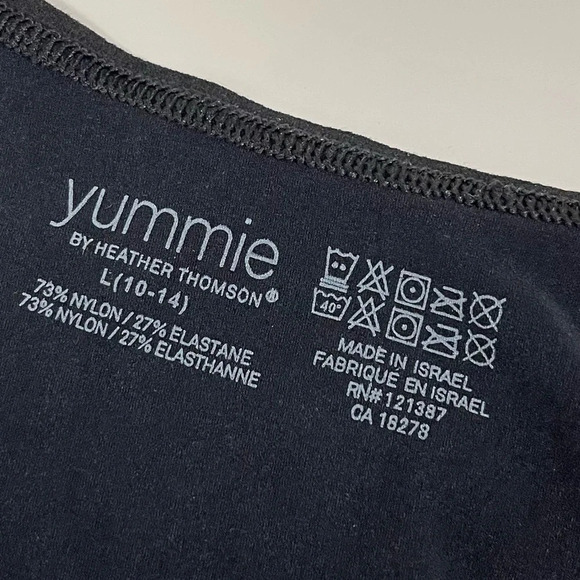 Yummie Maggie Bodysuit Womens Size Large Black Sleeveless One Piece Pull On NWT - Picture 7 of 9